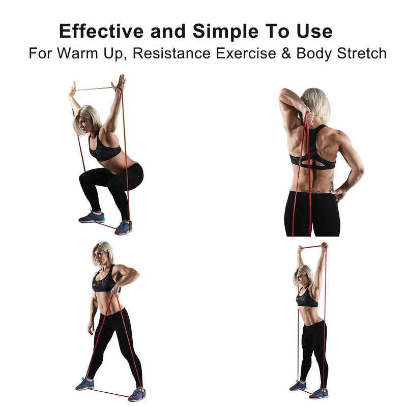 Resistance Bands Pull up Assist Bands Stretching Powerlifting Set of 4