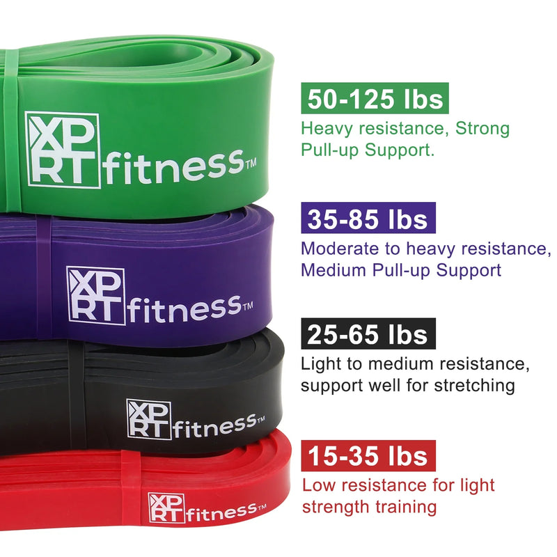 Resistance Bands Pull up Assist Bands Stretching Powerlifting Set of 4