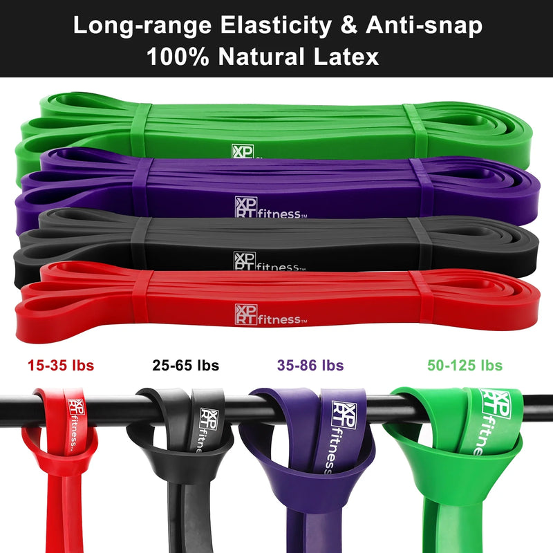 Resistance Bands Pull up Assist Bands Stretching Powerlifting Set of 4